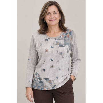 Camiseta triángulos - Imagen 1