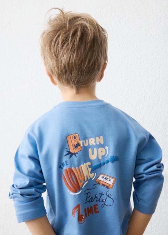 Camiseta "turn up" lluvia - Imagen 1