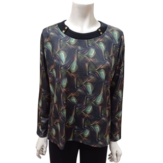 Camiseta verde-negro - Imagen 1