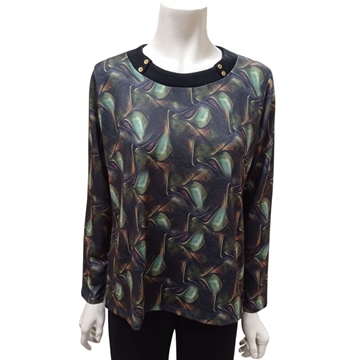 Camiseta verde-negro - Imagen 1