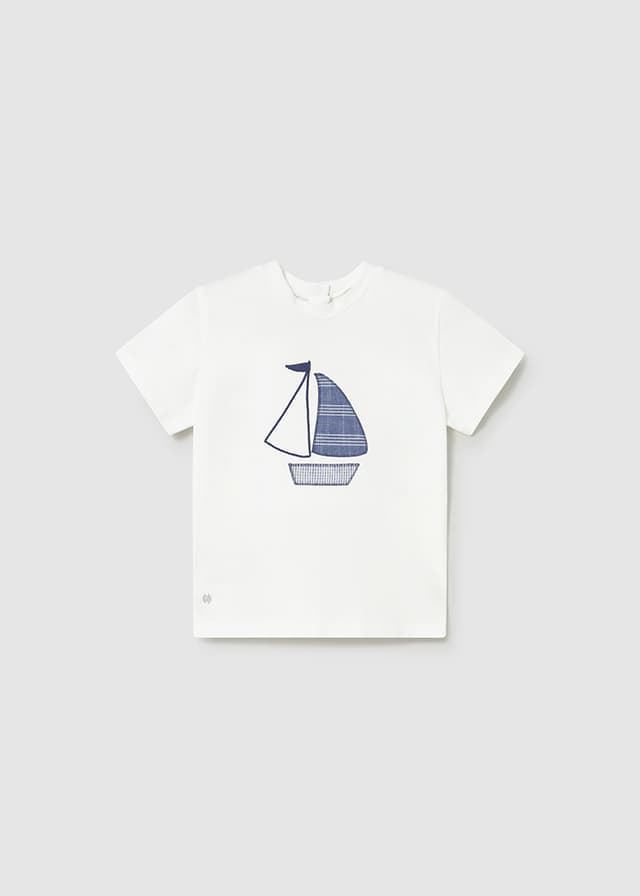 Camiseta vestir blanco - Imagen 4