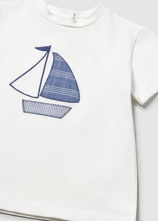 Camiseta vestir blanco - Imagen 6