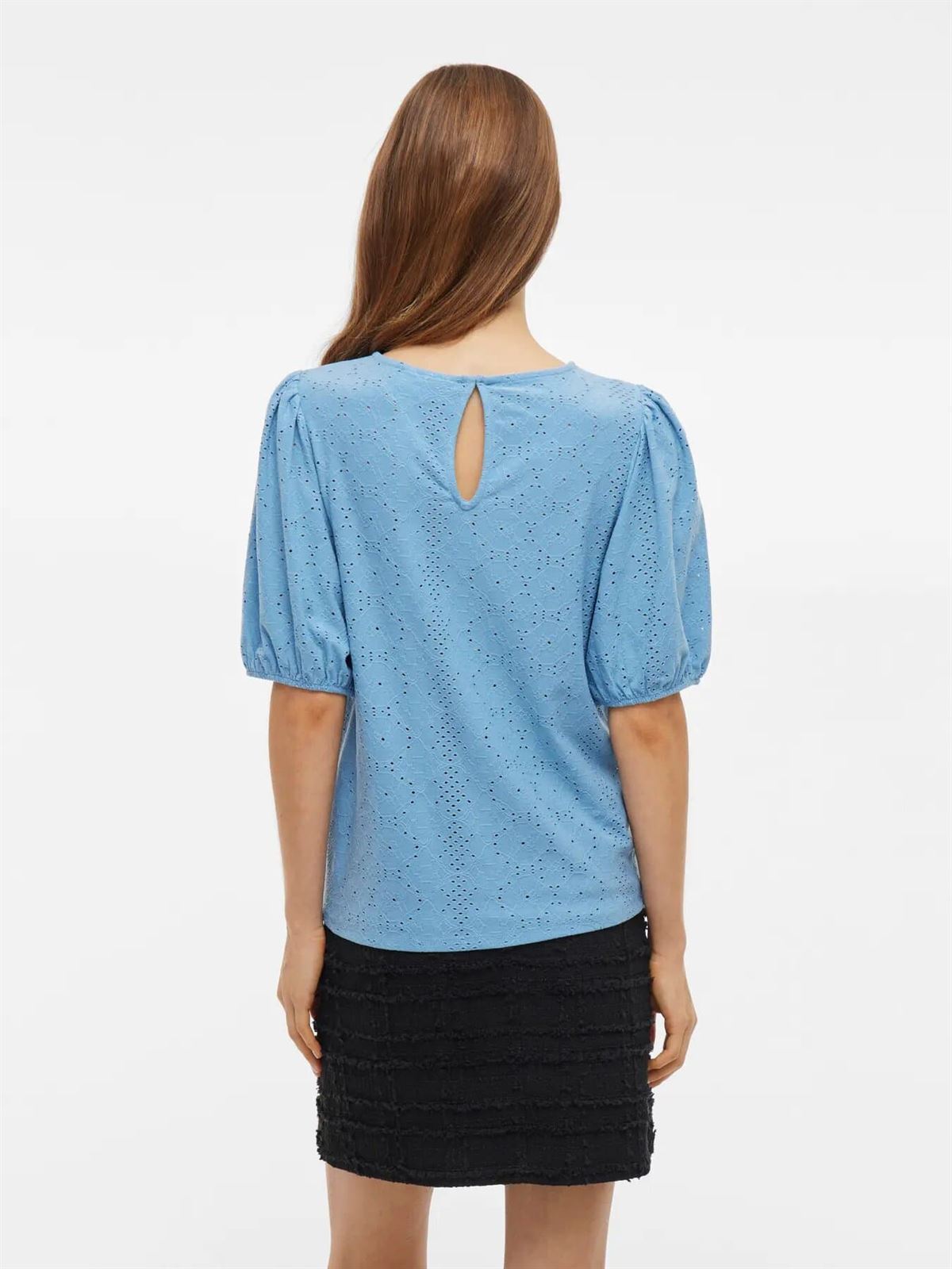 Camiseta vikally azul (BLISSFUL BLUE) - Imagen 2