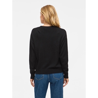 Cárdigan viril corta negra - Imagen 2