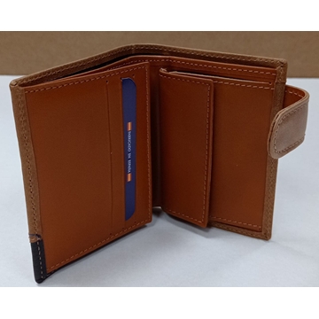 Cartera piel camel-marrón - Imagen 2