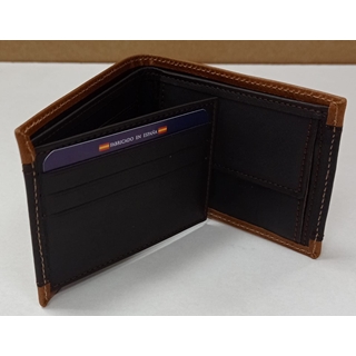 Cartera piel marrón - Imagen 2