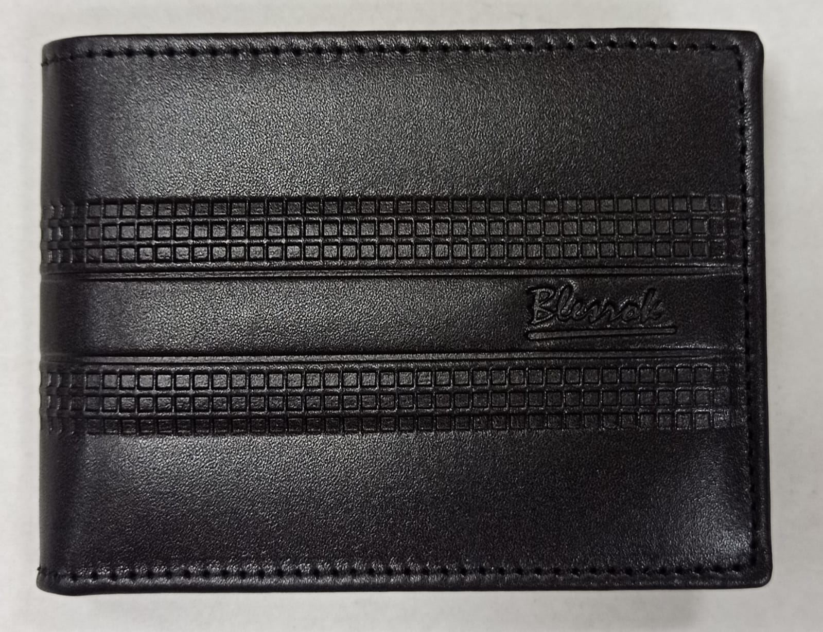 Cartera piel negra - Imagen 1