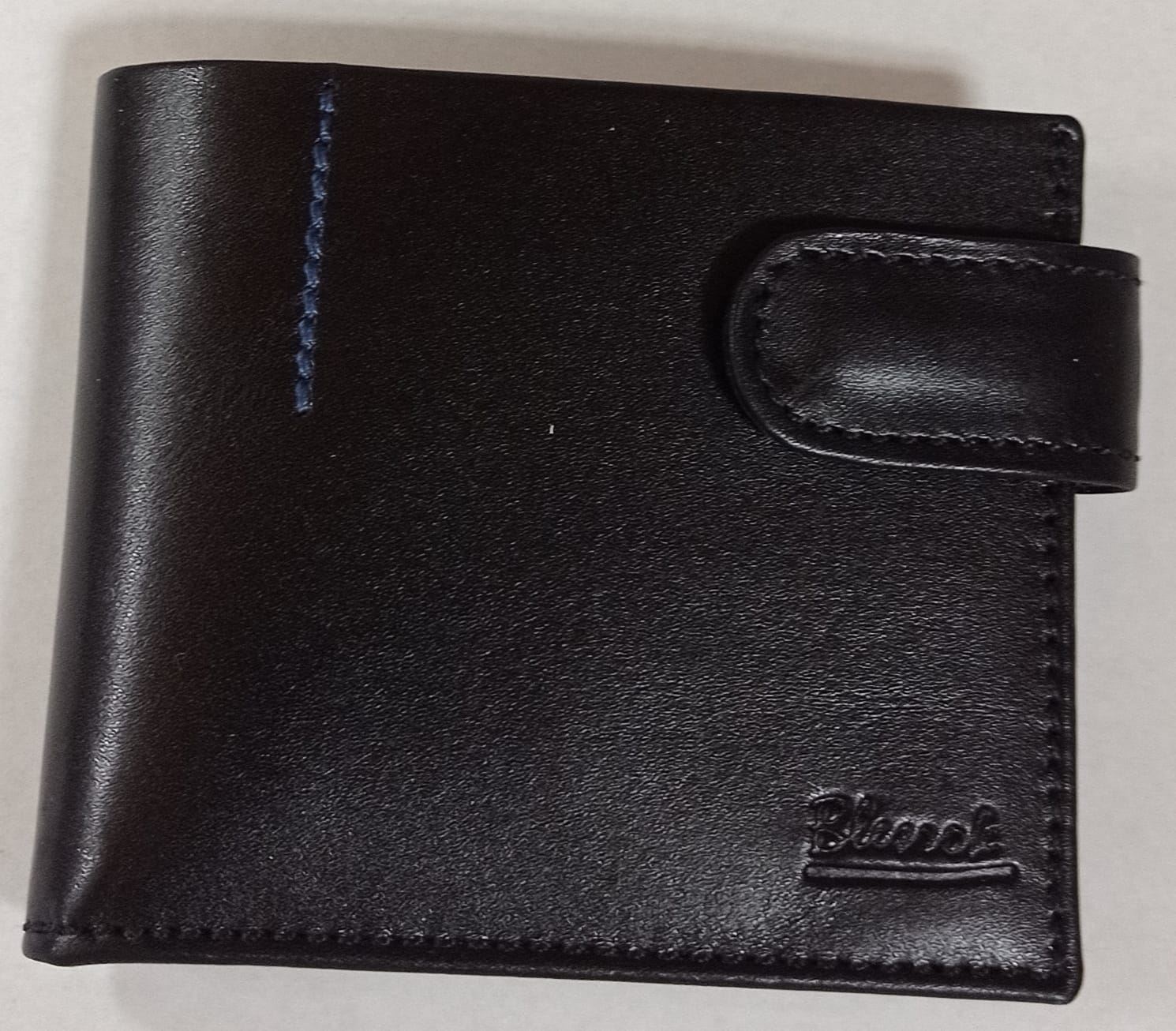 Cartera piel negro - Imagen 1