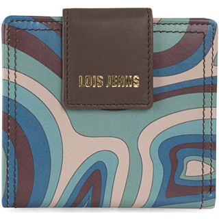 Cartera piel turquesa pequeña - Imagen 1