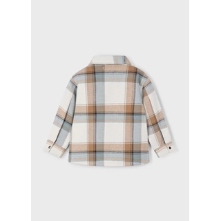 Cazadora cuadros caramelo - Imagen 2