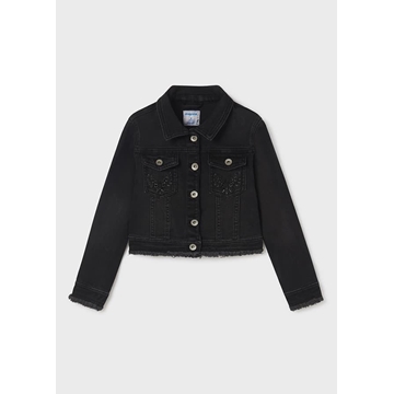 Cazadora tejano negro - Imagen 1