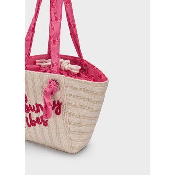 Cesta playa geranio - Imagen 2