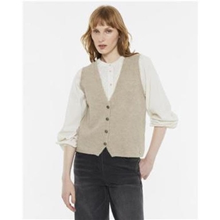 Chaleco beige - Imagen 1