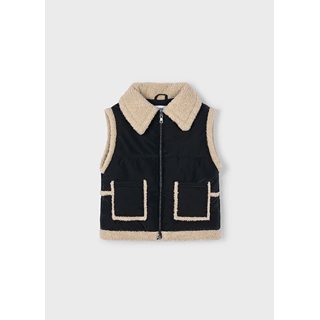 Chaleco contrastes borrego - Imagen 2