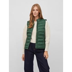 Chaleco corto acolchado Viminsk verde - Imagen 1