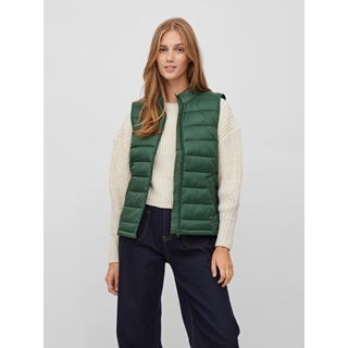 Chaleco corto acolchado Viminsk verde - Imagen 1