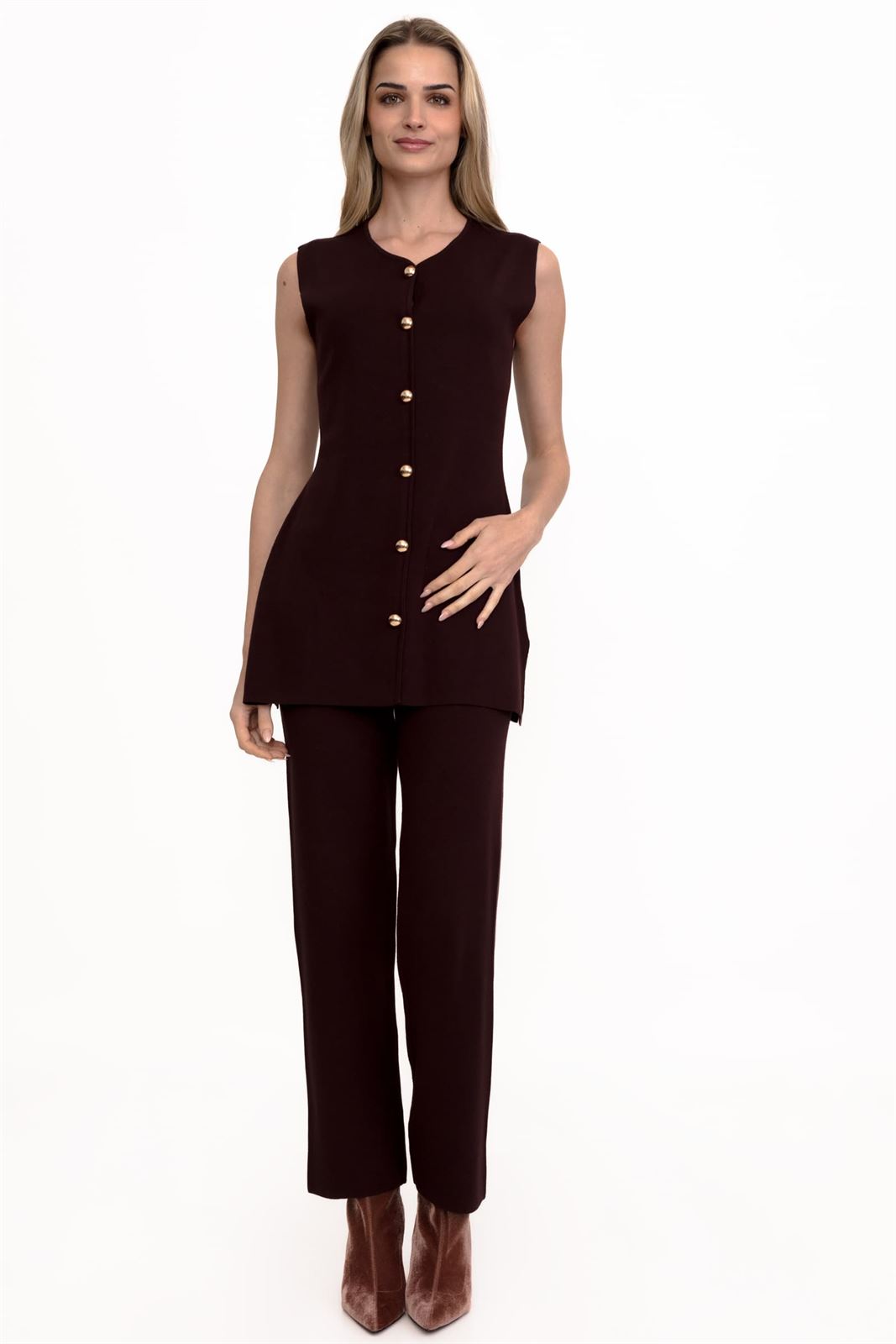 Chaleco Hattie chocolate - Imagen 2
