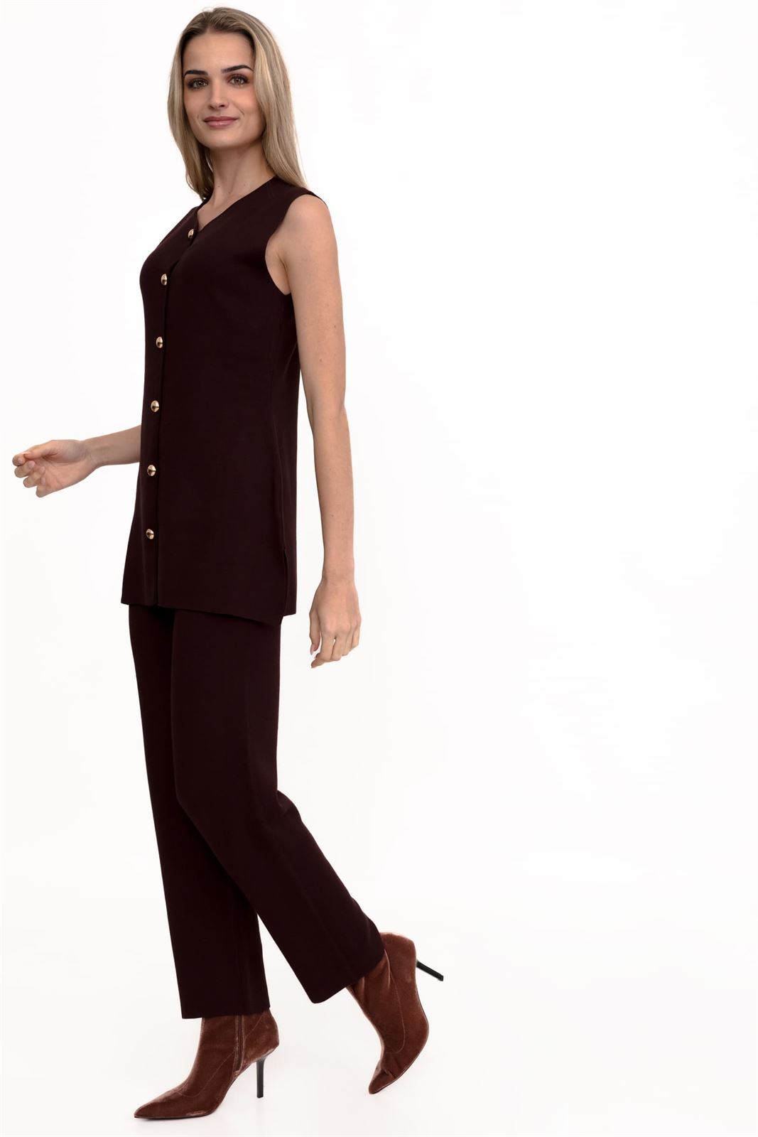 Chaleco Hattie chocolate - Imagen 3