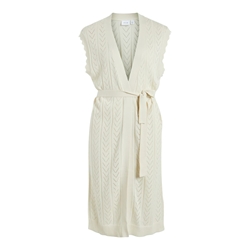 Chaleco largo beige vishelley - Imagen 2