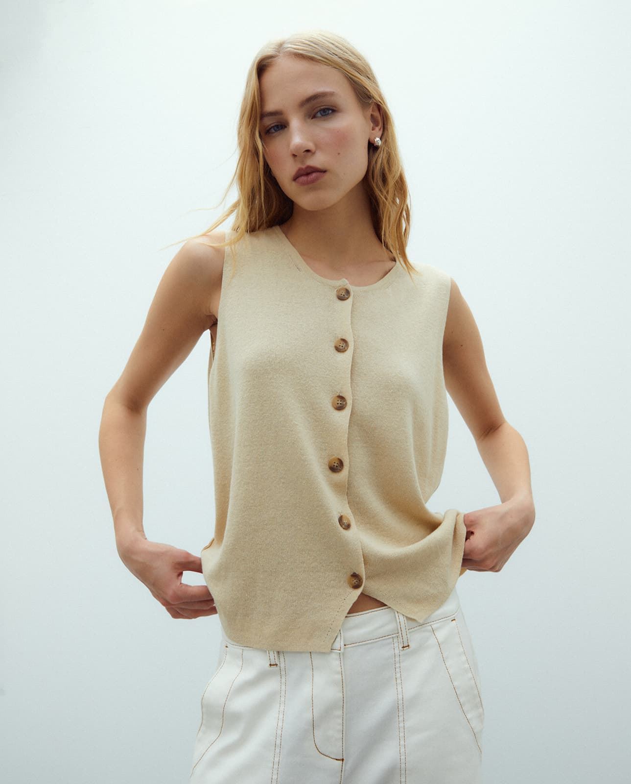 Chaleco punto - Imagen 1