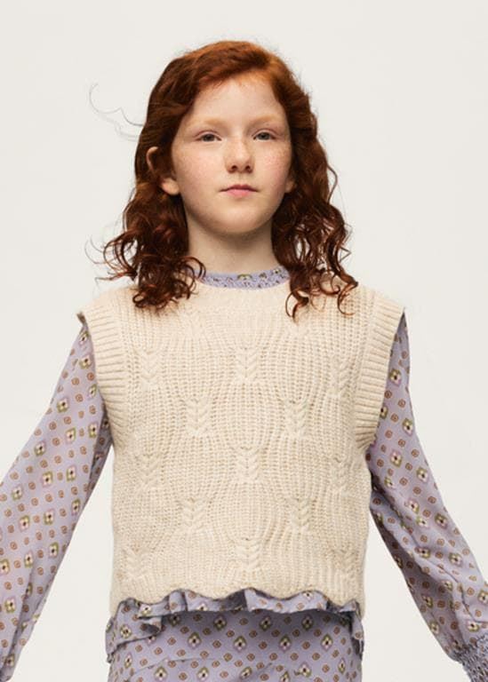 Chaleco tricot humus - Imagen 1