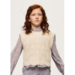 Chaleco tricot humus - Imagen 1