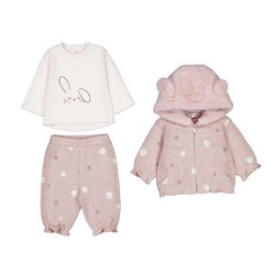 Chándal 3 piezas rosa baby - Imagen 1