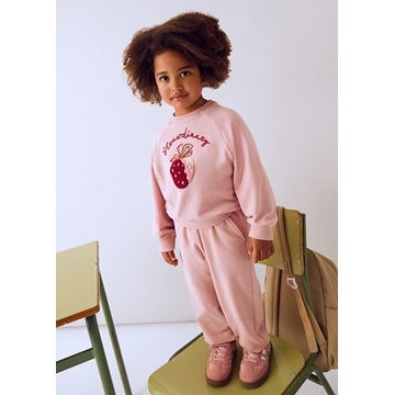 Chándal bordado nude - Imagen 1