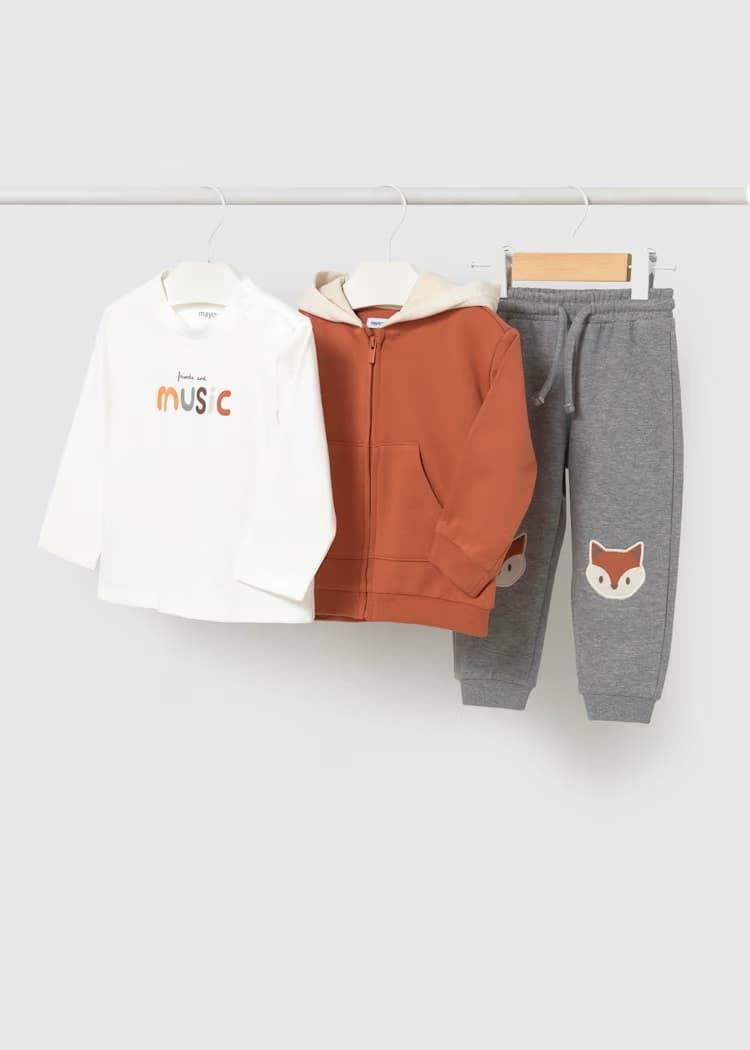 Chándal con camiseta teja - Imagen 2