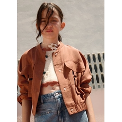 Chaqueta hebillas arcilla - Imagen 1