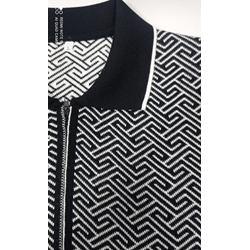 Chaqueta jacquard negro - Imagen 2