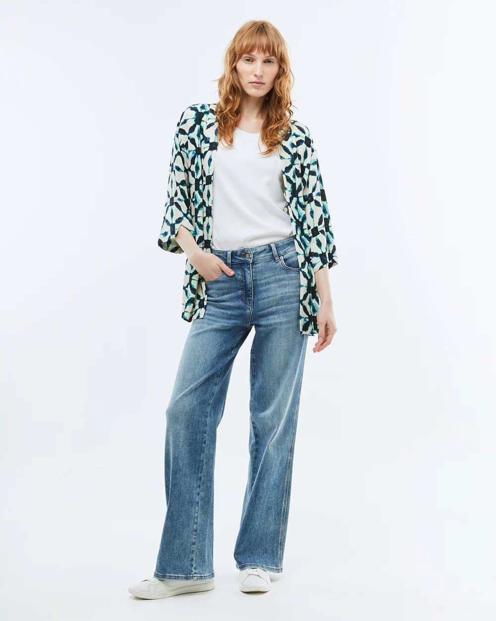 Chaqueta-kimono azul - Imagen 2