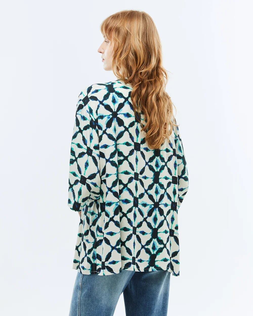 Chaqueta-kimono azul - Imagen 3