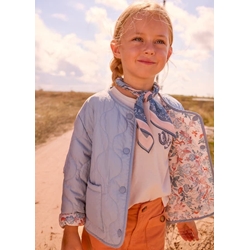 Chaqueta reversible acolchada celeste - Imagen 1