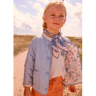 Chaqueta reversible acolchada celeste - Imagen 1