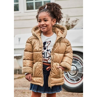 Chaquetón combinado canela - Imagen 2