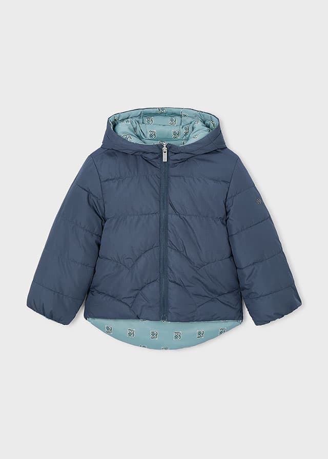 Chaquetón reversible petróleo - Imagen 1