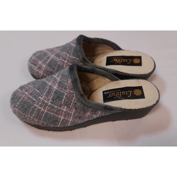 Chinela cuña gris/rosa - Imagen 2