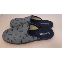 Chinela gris/marino - Imagen 1
