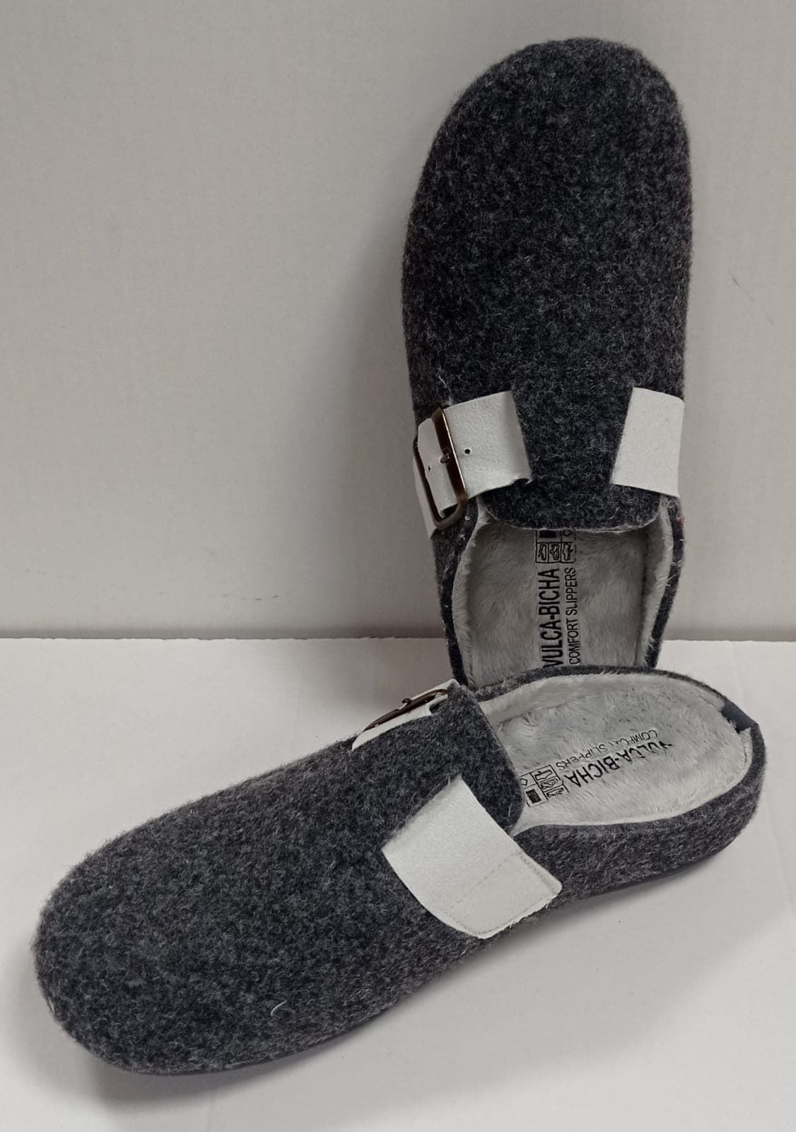 Chinela hebilla marengo-ceniza - Imagen 3