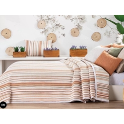 Colcha jacquard reversible rayas C09 - Tribe - Imagen 1