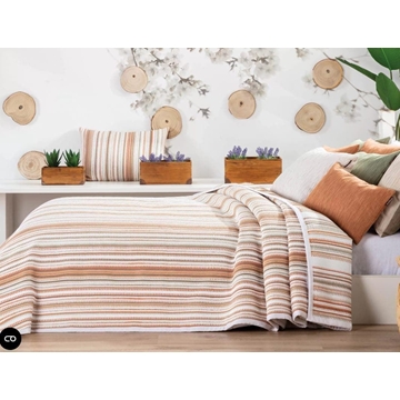 Colcha jacquard reversible rayas C09 - Tribe - Imagen 1