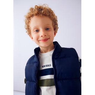 Conjunto 3 piezas con chaleco azul-oliva - Imagen 2