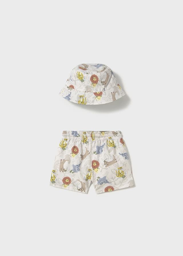 Conjunto bañador y gorro lienzo - Imagen 2