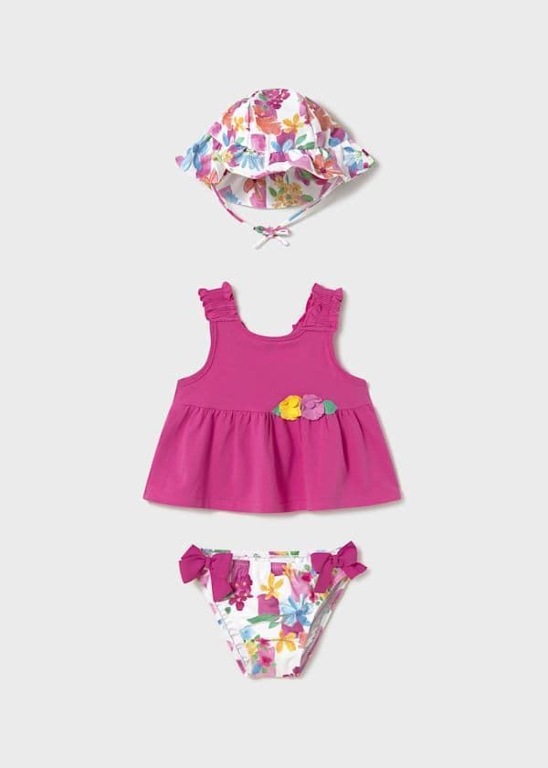Conjunto baño fucsia - Imagen 1