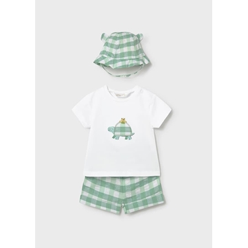 Conjunto con gorro manzana - Imagen 1