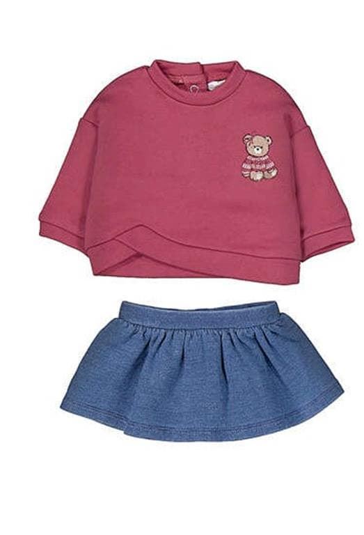 Conjunto falda ciruela - Imagen 1