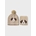 Conjunto gorro-bufanda beige - Imagen 1