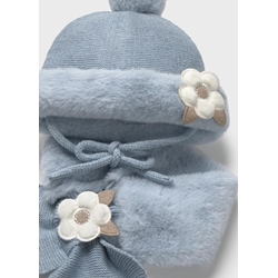 Conjunto gorro-bufanda colibrí - Imagen 2