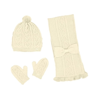 Conjunto gorro-bufanda milk - Imagen 1